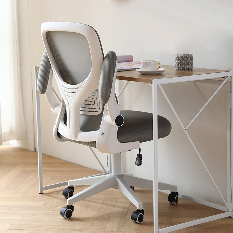 Modern Arms Included Chair High-Back Mesh Desk Chair in Black/ Green/ Gray/ Blue /Pink