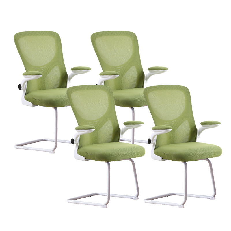 Modern Arms Included Chair High-Back Mesh Desk Chair in Black/ Green/ Gray/ Blue /Pink