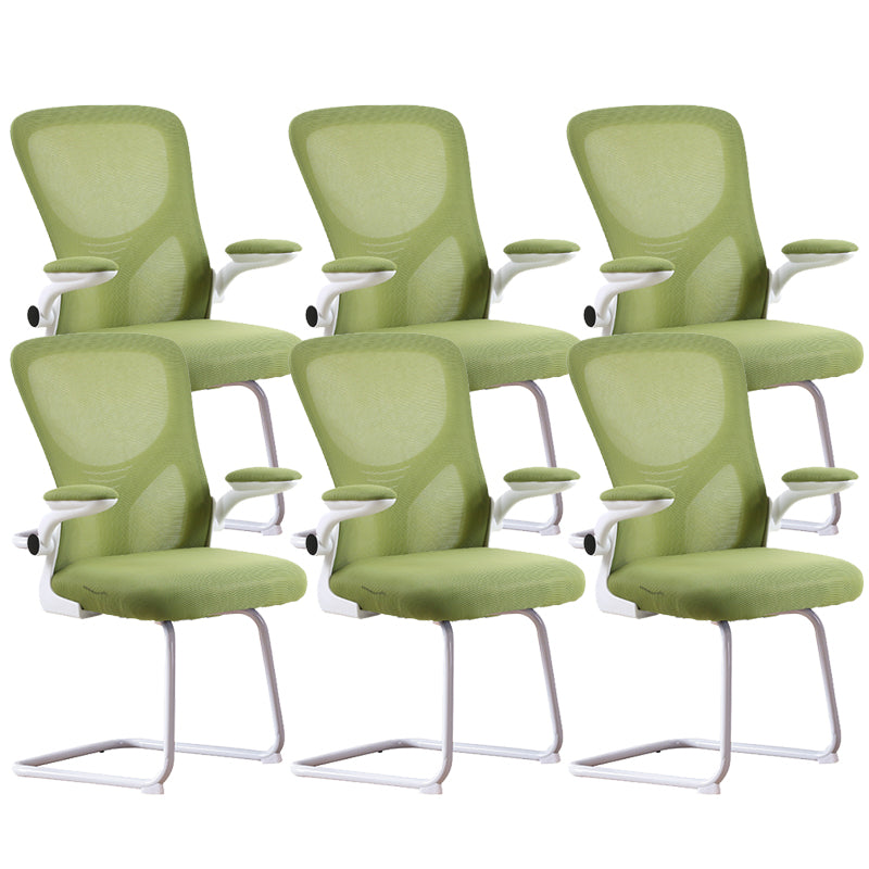 Modern Arms Included Chair High-Back Mesh Desk Chair in Black/ Green/ Gray/ Blue /Pink