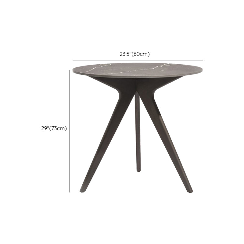 Modern Stone Courtyard Table Aluminium Geometric Outdoor Table