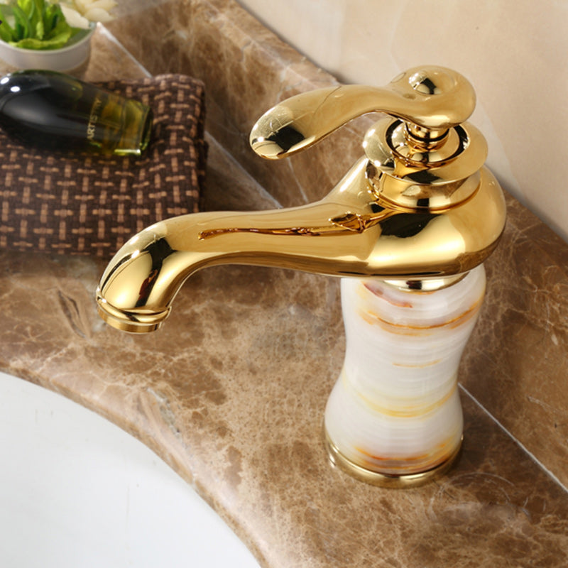 Luxury Vessel Faucet Lever Handle Low Arc Vessel Sink Bathroom Faucet