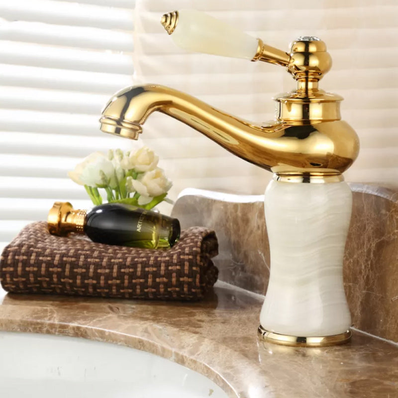 Luxury Vessel Faucet Lever Handle Low Arc Vessel Sink Bathroom Faucet