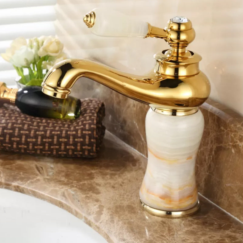 Luxury Vessel Faucet Lever Handle Low Arc Vessel Sink Bathroom Faucet