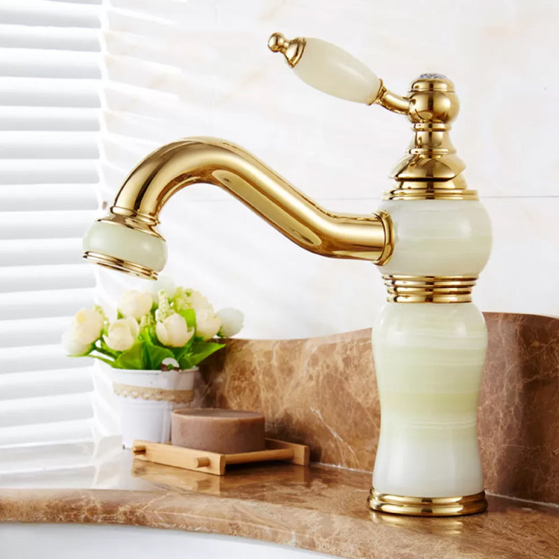 Luxury Vessel Faucet Lever Handle Low Arc Vessel Sink Bathroom Faucet