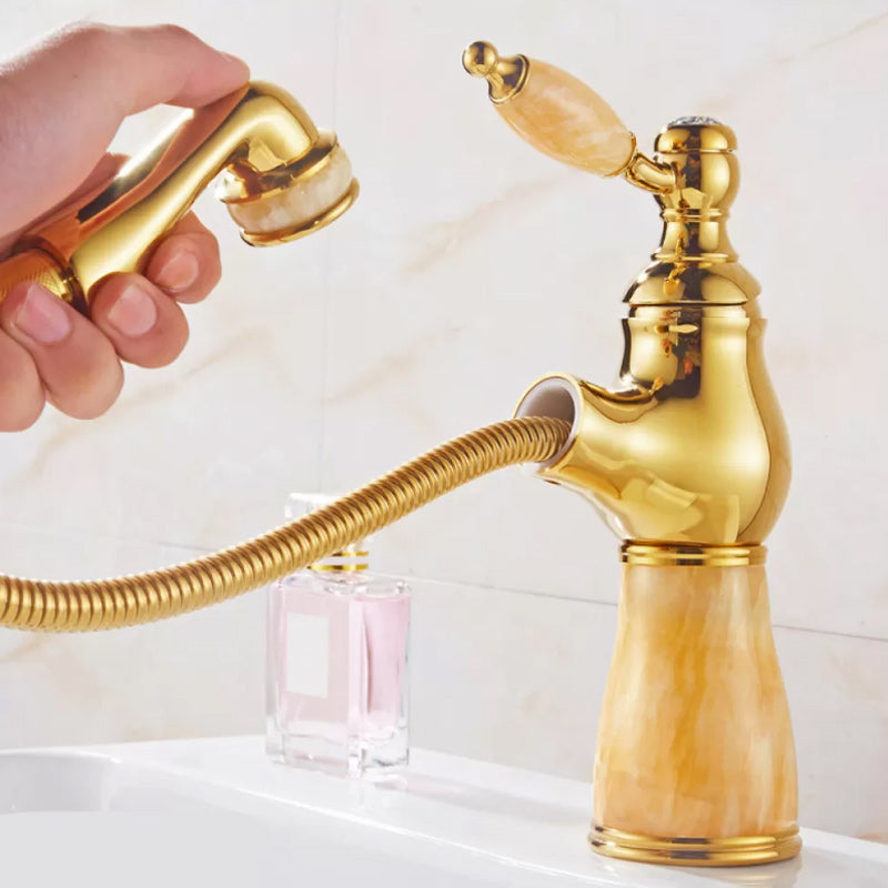 Luxury Vessel Faucet Lever Handle Low Arc Vessel Sink Bathroom Faucet