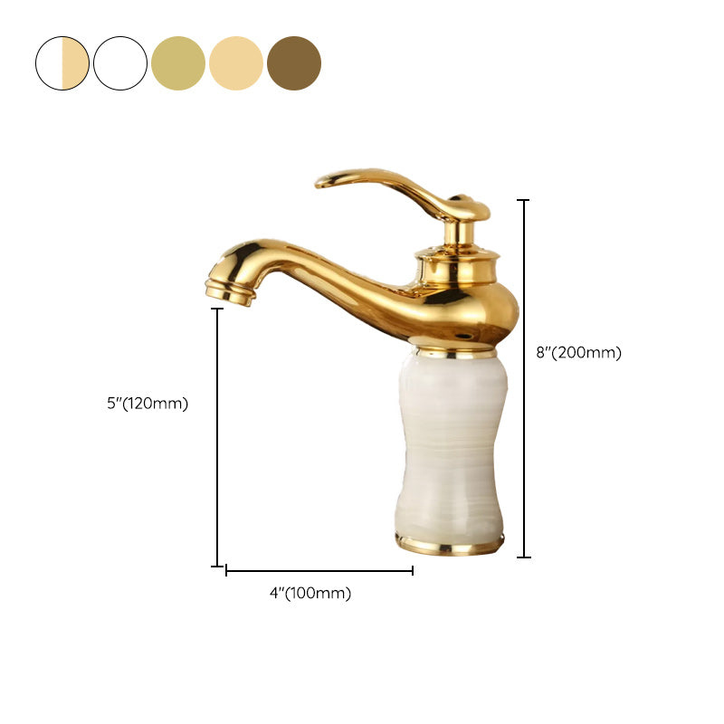 Luxury Vessel Faucet Lever Handle Low Arc Vessel Sink Bathroom Faucet