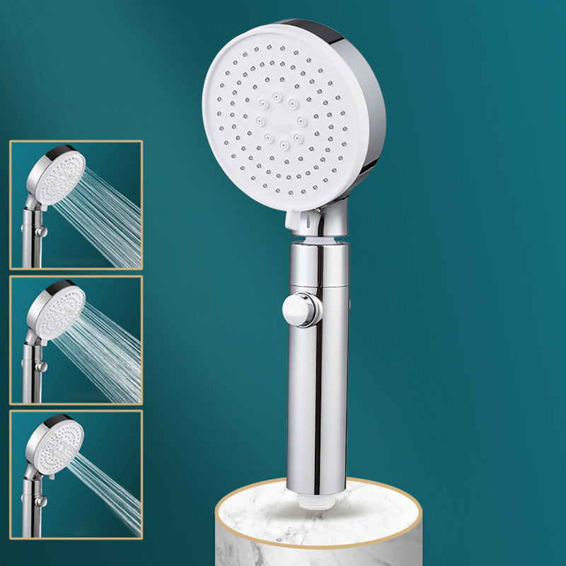 3 Sprays Shower Head Adjustable Spray Pattern Swivel Handheld Shower Head