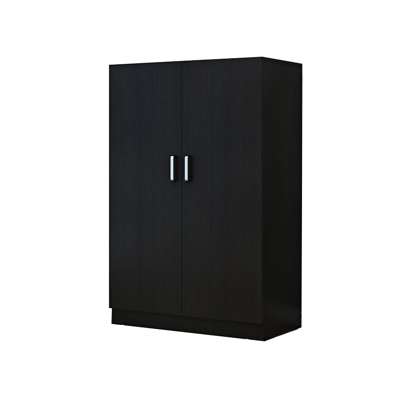 Manufactured Wood Kid's Wardrobe Modern Style Shelved Wardrobe Armoire