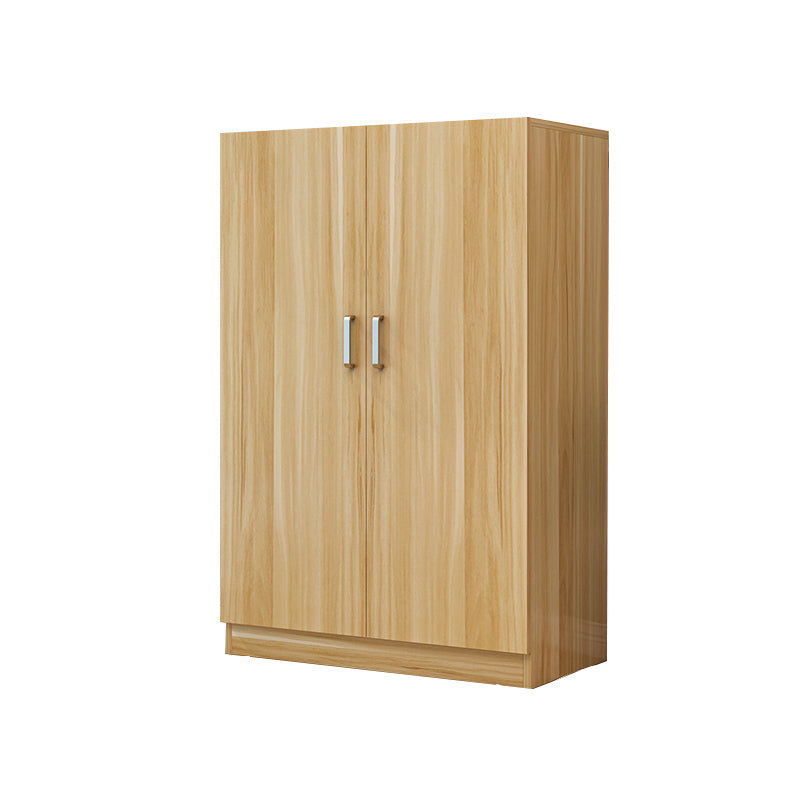 Manufactured Wood Kid's Wardrobe Modern Style Shelved Wardrobe Armoire