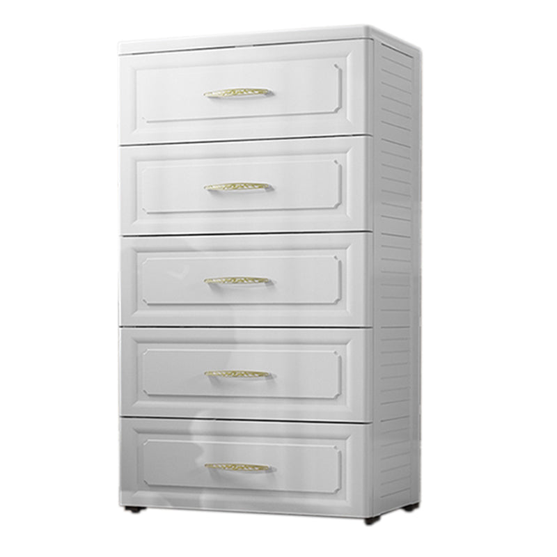 Chest Kids Nightstand Plastic Modern Nursery Dresser with 5/6 Drawers