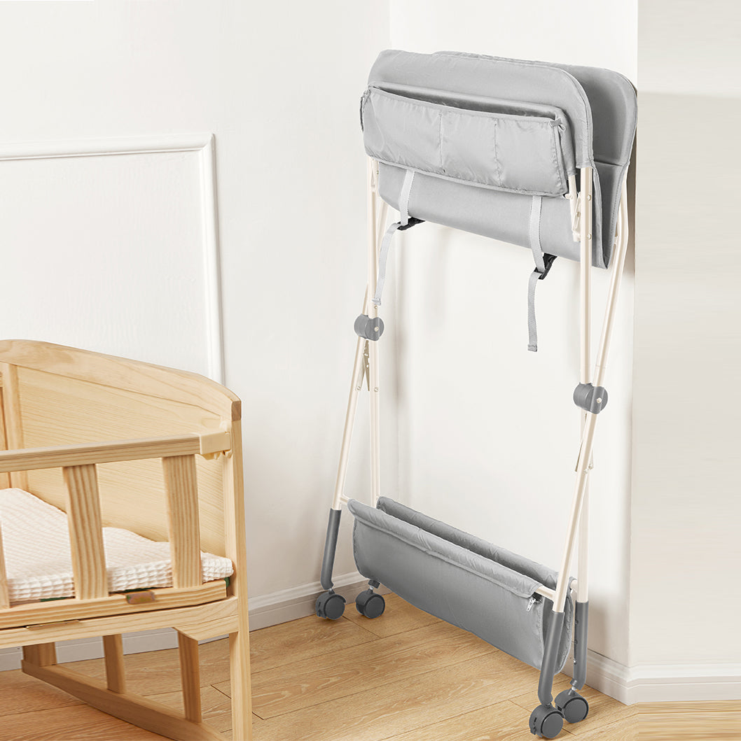 Metal Folding Changing Table Modern Baby Changing Table with Shelf