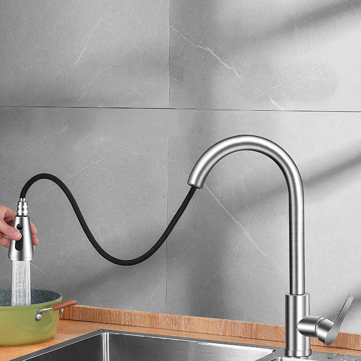 Pull Out Kitchen Faucet Single Handle Faucet with Pull Out Sprayer