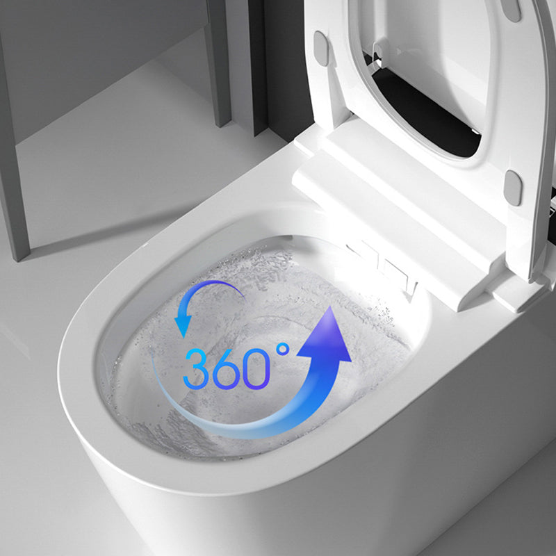 Modern One Piece ABS Toilet Floor Mounted Siphon Jet Toilet Bowl