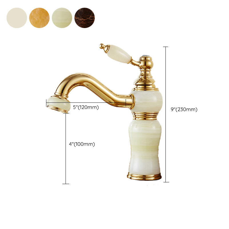 Glam Vessel Sink Faucet Lever Handle Low Arc Vessel Sink Bathroom Faucet