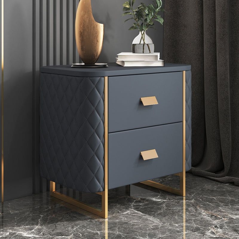 Drawers Included Bedside Cabinet Modern Bed Nightstand for Bedroom