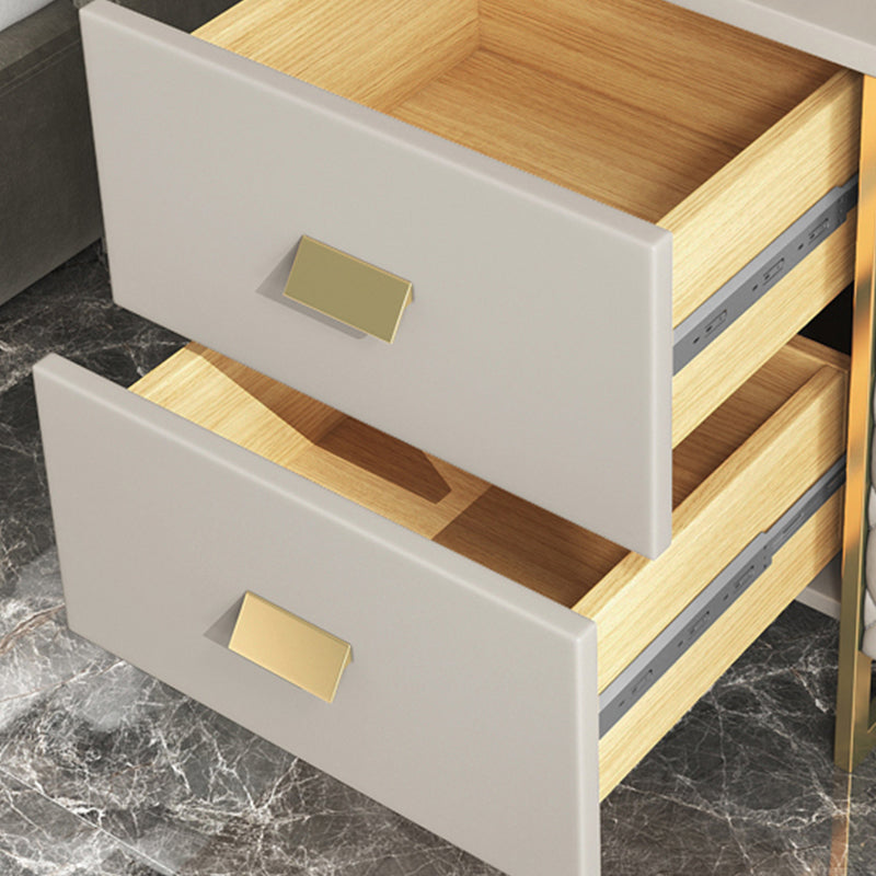 Drawers Included Bedside Cabinet Modern Bed Nightstand for Bedroom