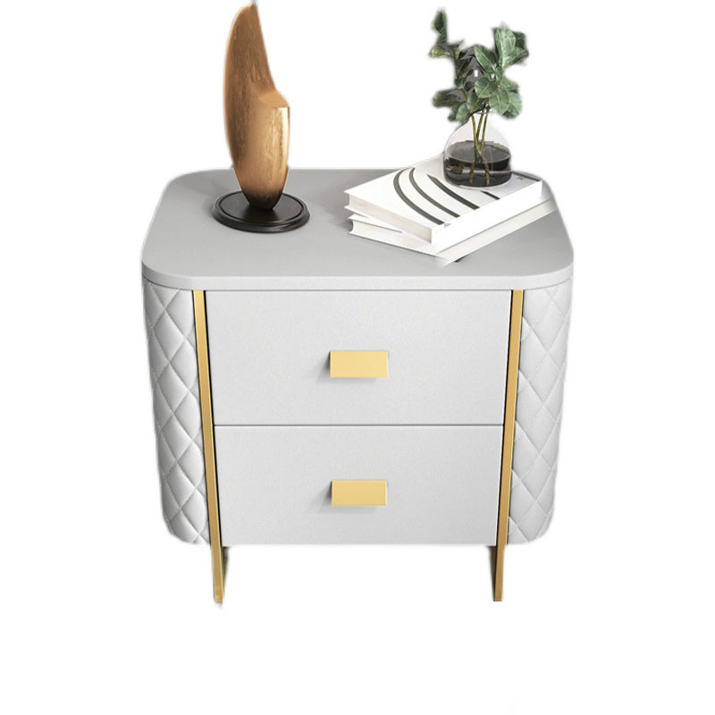 Drawers Included Bedside Cabinet Modern Bed Nightstand for Bedroom