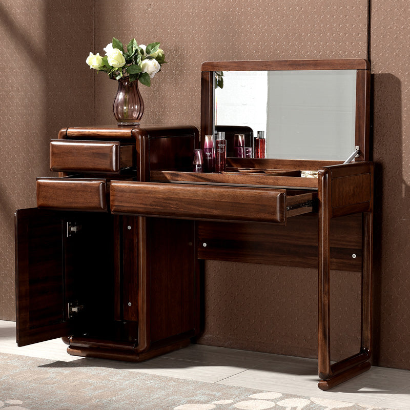 Traditions With 3 Drawers Bedroom Mirror Solid Wood Vanity Dressing Table