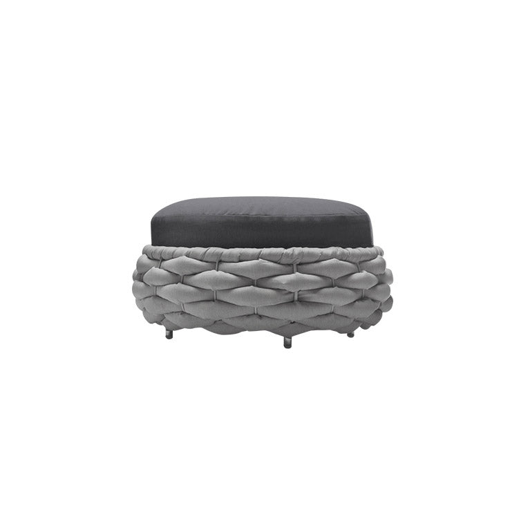 Modern & Contemporary Outdoor Patio Sofa With Cushions UV Resistant Gray