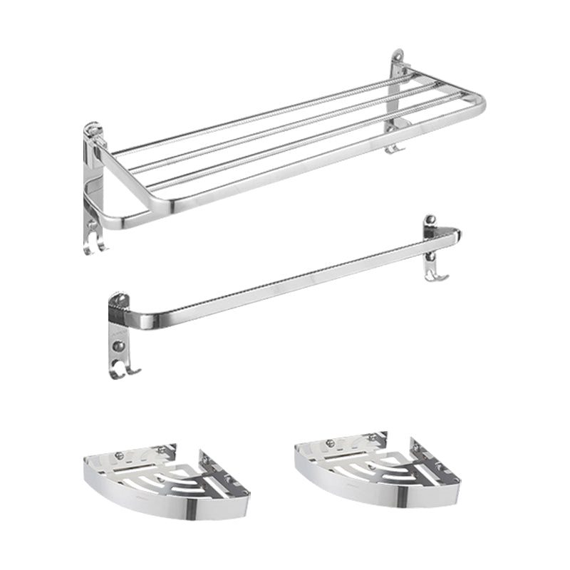 Modern Stainless Steel Bathroom Accessory Kit Towel Bar Paper Holder Bath Hardware Set