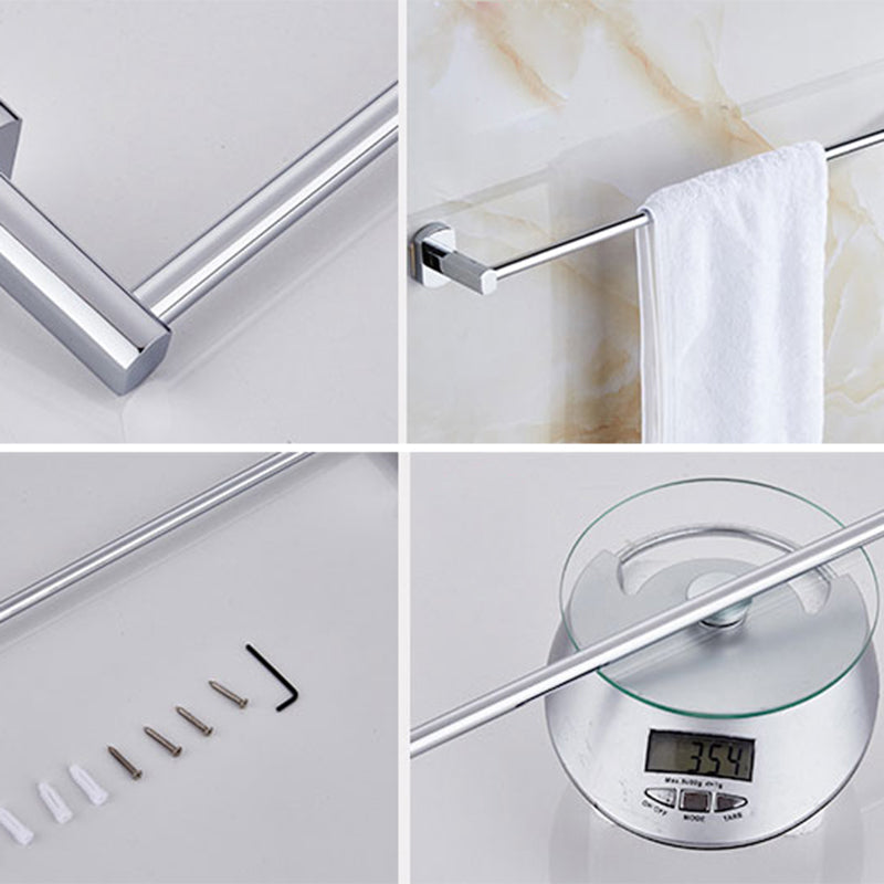 Modern Bath Hardware Set Stainless Steel Bath Shelf Towel Bar Bathroom Accessory Kit