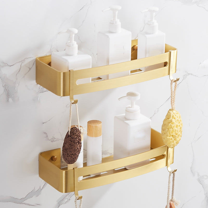 Modern Gold Bathroom Accessory Kit Towel Bar Bath Shelf Bath Hardware Set