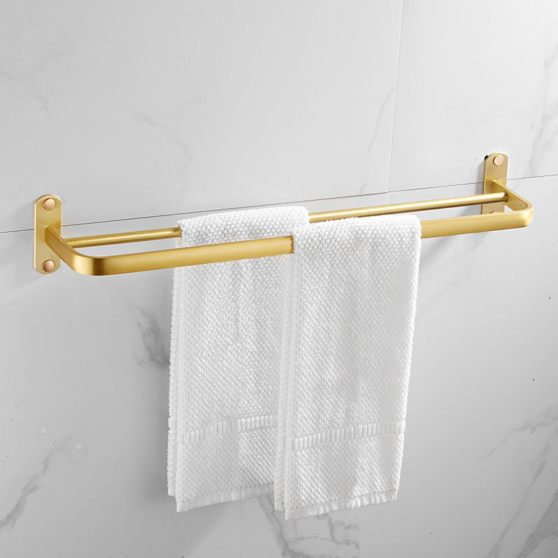 Modern Gold Bathroom Accessory Kit Towel Bar Bath Shelf Bath Hardware Set