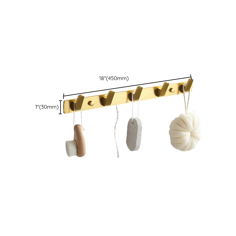 Modern Gold Bathroom Accessory Kit Towel Bar Bath Shelf Bath Hardware Set