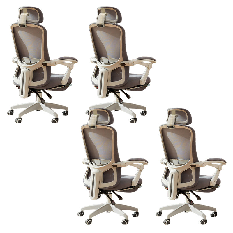 Modern Office Chair Tilt Mechanism No Distressing Ergonomic Desk Chair with Wheels