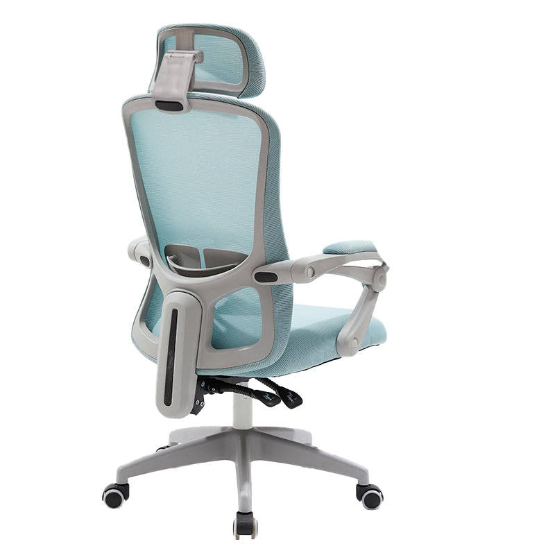 Modern Office Chair Tilt Mechanism No Distressing Ergonomic Desk Chair with Wheels