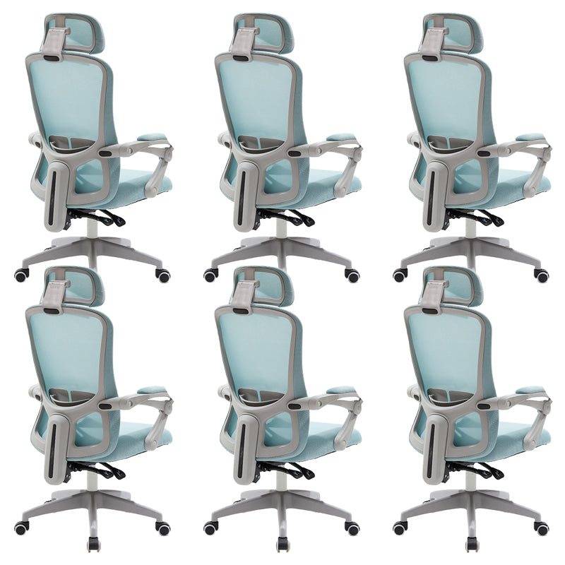 Modern Office Chair Tilt Mechanism No Distressing Ergonomic Desk Chair with Wheels