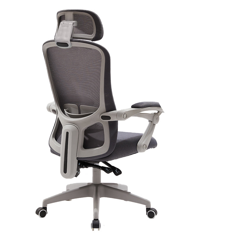 Modern Office Chair Tilt Mechanism No Distressing Ergonomic Desk Chair with Wheels