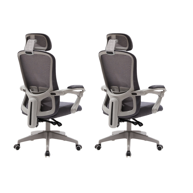 Modern Office Chair Tilt Mechanism No Distressing Ergonomic Desk Chair with Wheels