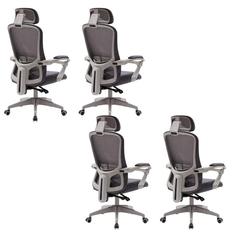 Modern Office Chair Tilt Mechanism No Distressing Ergonomic Desk Chair with Wheels