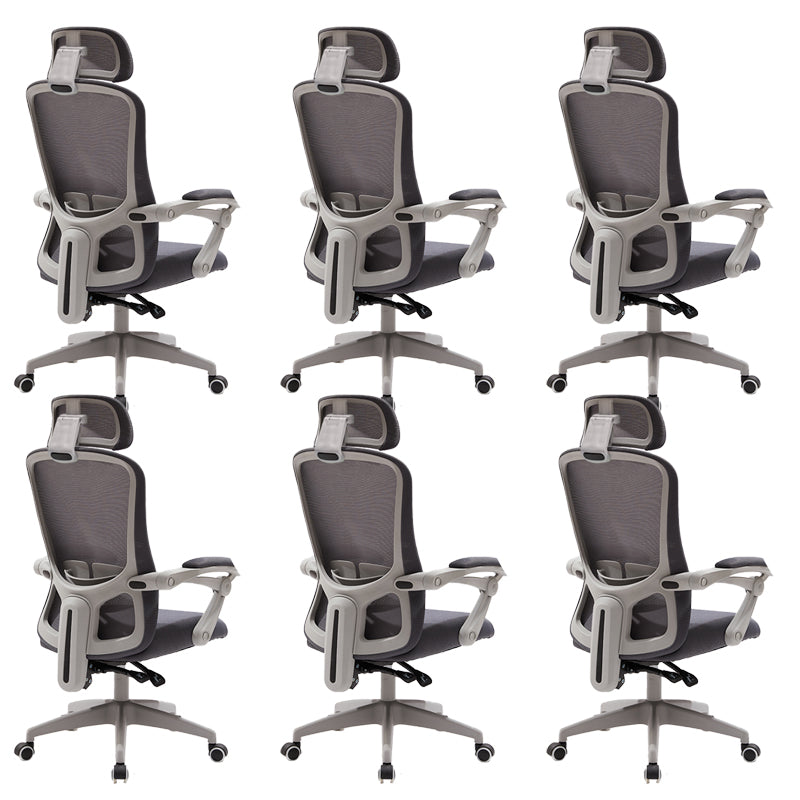 Modern Office Chair Tilt Mechanism No Distressing Ergonomic Desk Chair with Wheels