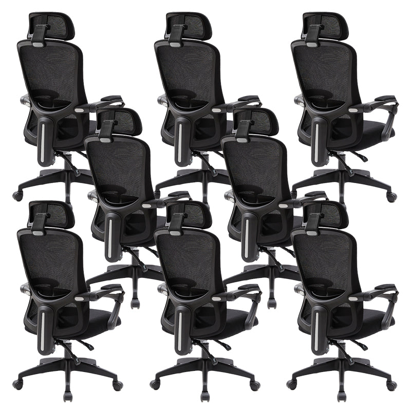 Modern Office Chair Tilt Mechanism No Distressing Ergonomic Desk Chair with Wheels