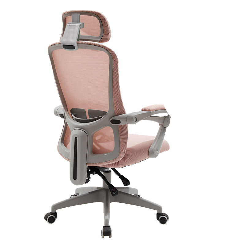 Modern Office Chair Tilt Mechanism No Distressing Ergonomic Desk Chair with Wheels