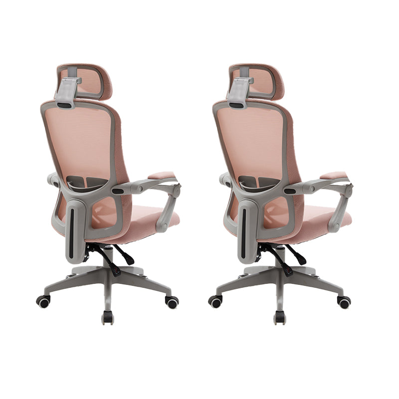 Modern Office Chair Tilt Mechanism No Distressing Ergonomic Desk Chair with Wheels