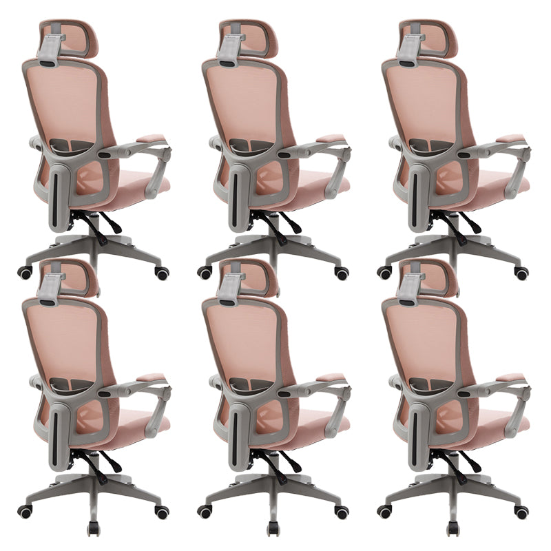 Modern Office Chair Tilt Mechanism No Distressing Ergonomic Desk Chair with Wheels