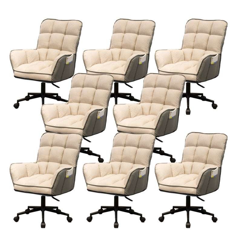 Armless Office Chair Modern No Distressing Ergonomic Desk Chair