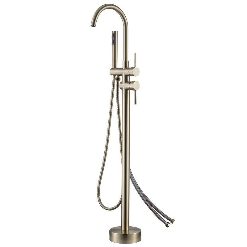 Modern Brass Freestanding Bathtub Faucet with Hose Bathtub Faucet