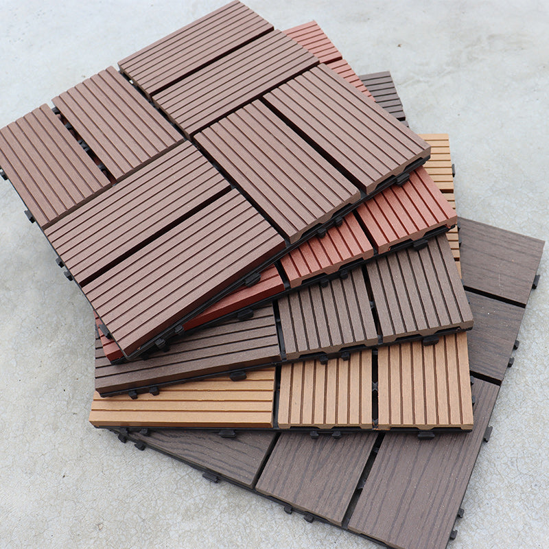 Deck Plank Loose Lay Manufactured Wood Outdoor Flooring Decking Tiles