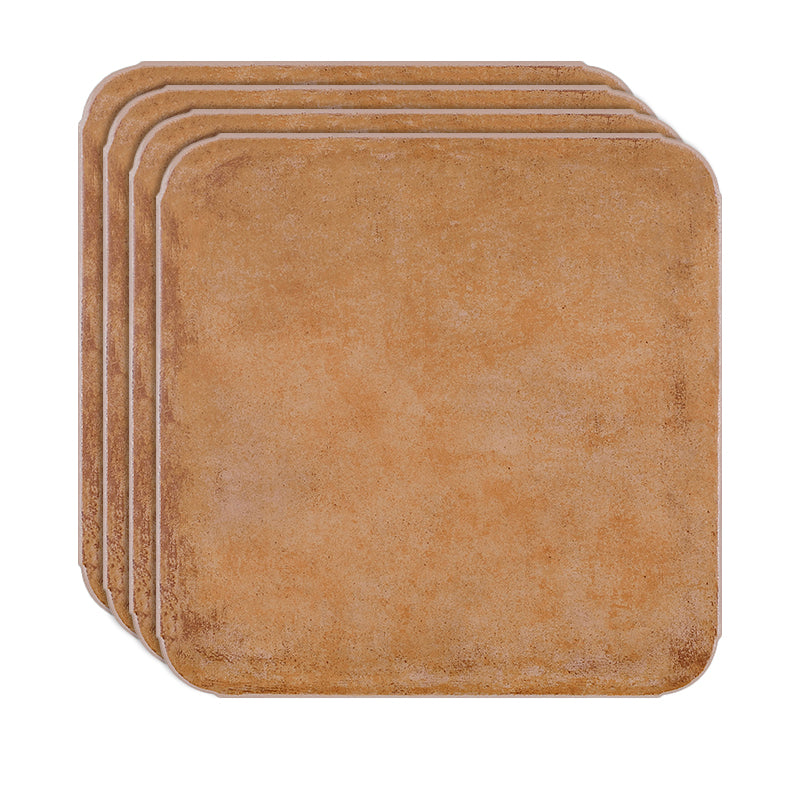 Traditional Style Slip Resistant Tile Matte Straight Edge Square Floor Tile