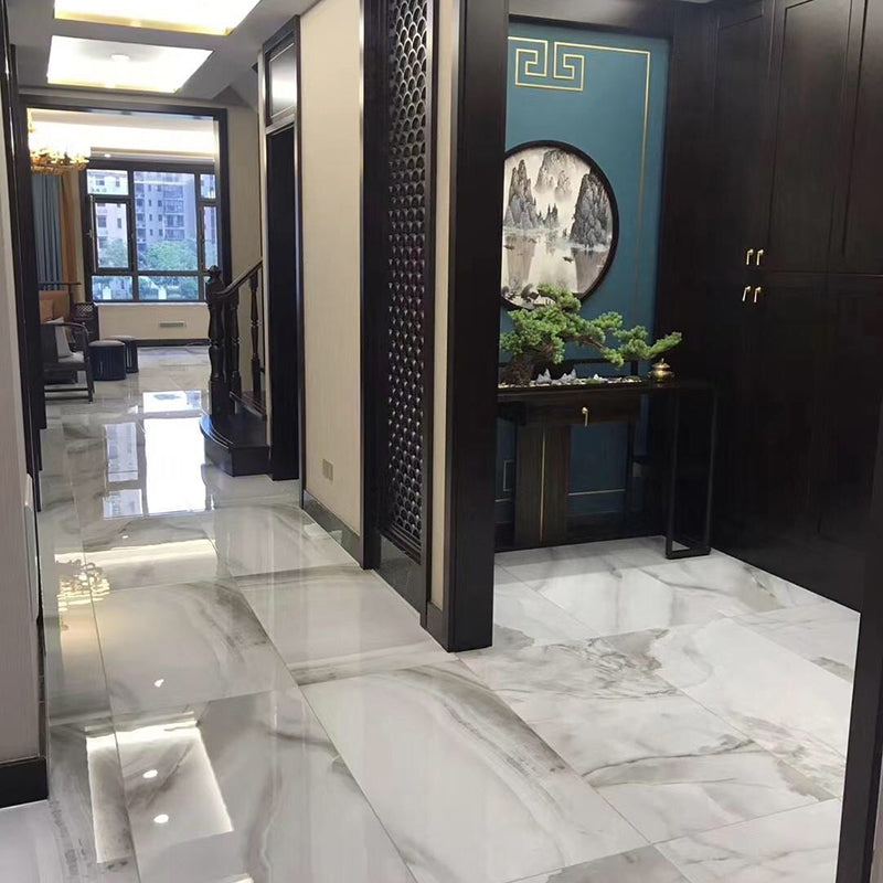 Modern Singular Tile Rectangular Mirrored Floor and Wall Tile