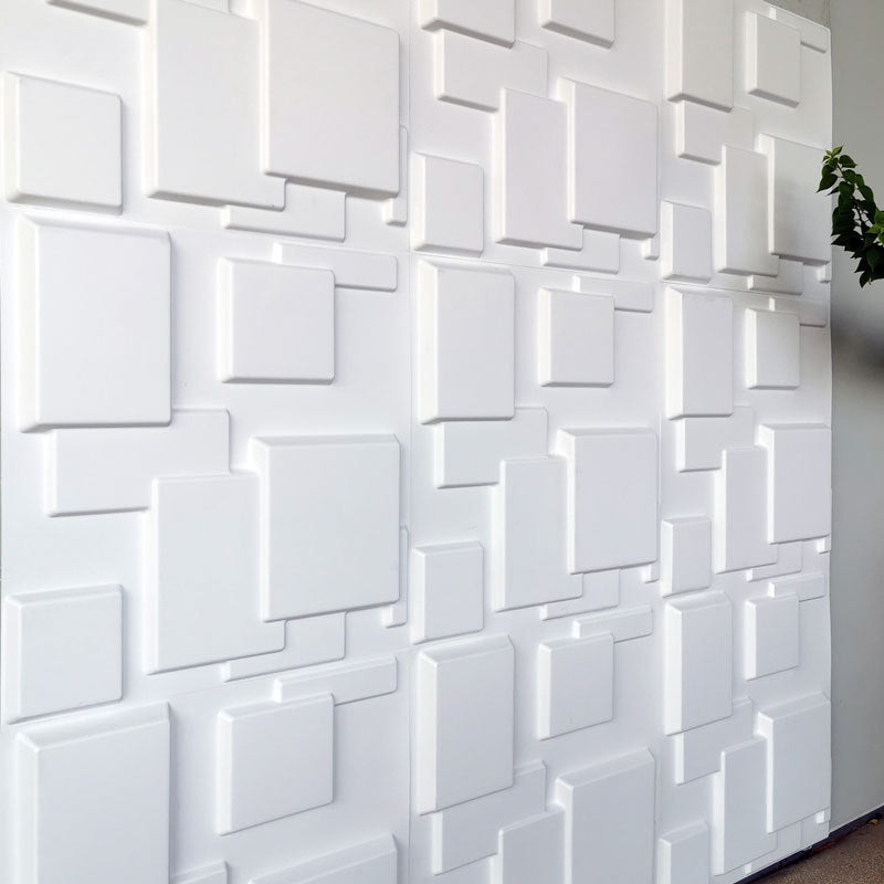 Mosaic Wall Panel Glue Down Waterproof PVC Indoor Wall Panel