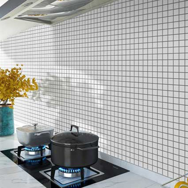 White Subway Tile Water Resistant Peel & Stick Tile for Kitchen Backsplash