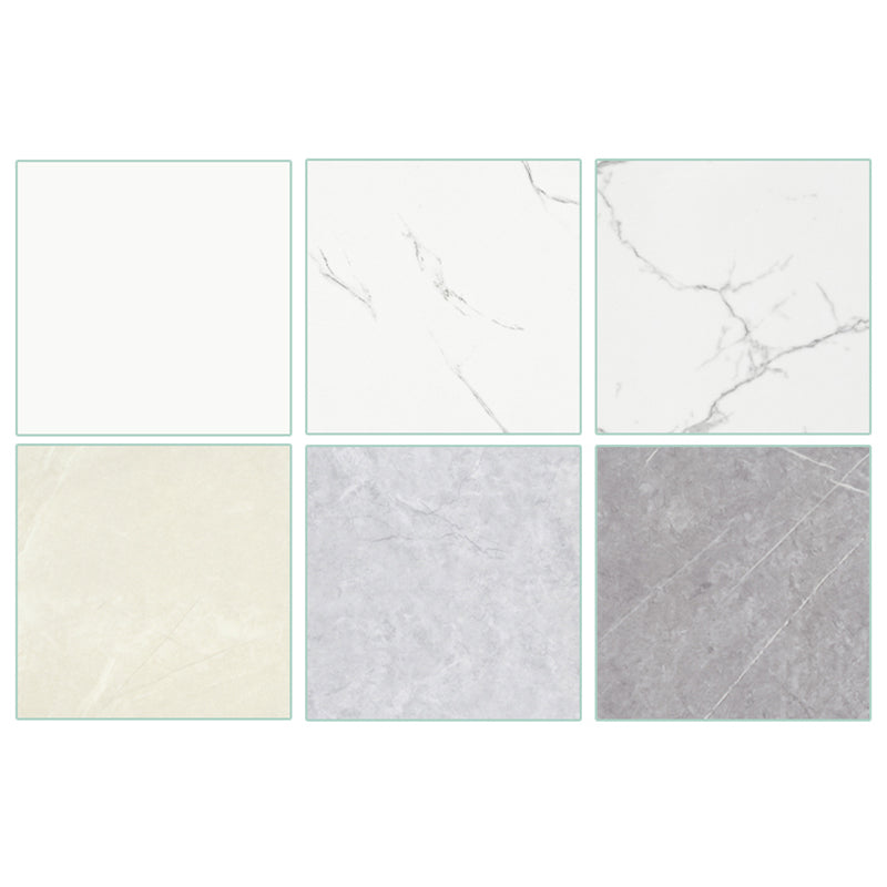 Water Resistant Peel & Stick Tile Marbling Single Tile for Bathroom Backsplash