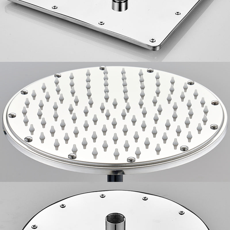 Fixed Square Shower Head Standard Spray Pattern Large Shower Head