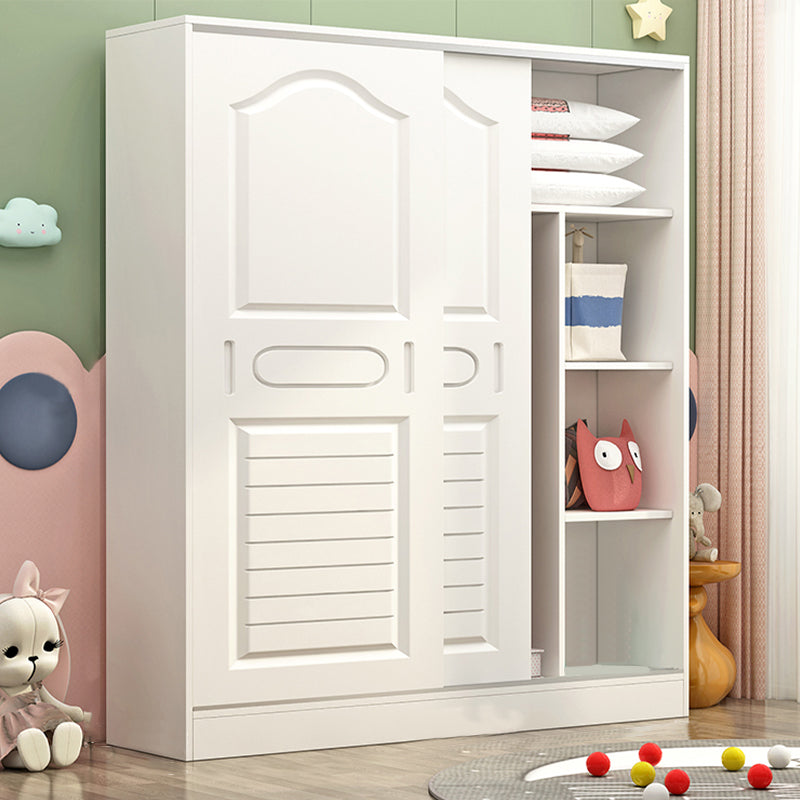 Contemporary Style Wardrobe Armoire Wood Wardrobe Closet With Door