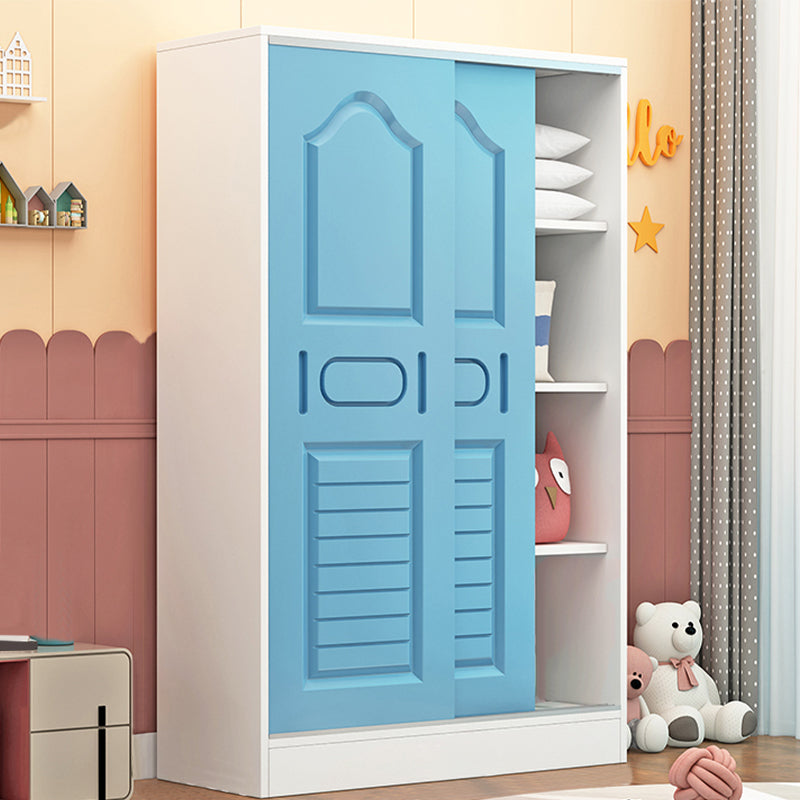 Contemporary Style Wardrobe Armoire Wood Wardrobe Closet With Door